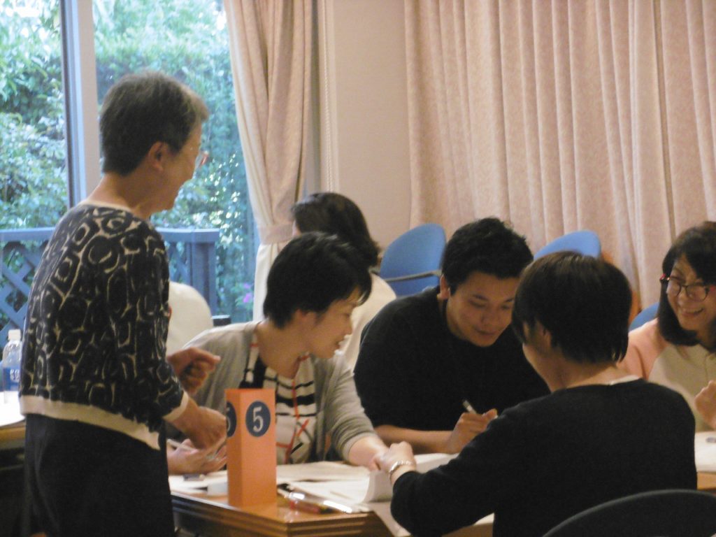 介護過程の研修風景１